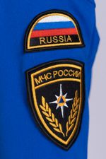 Рубашка-поло мужская МЧС длинный рукав (нового образца, василек)