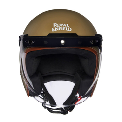 Шлем открытый Royal Enfield, цвет - коричневый, размер - L (600 мм), арт. RRGHEJ000047 (HEAW17029DESERT STORM)