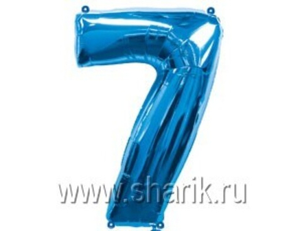 А ЦИФРА 7 Синий