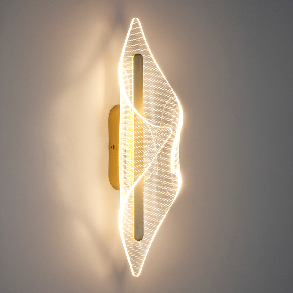 731653 Бра VARESE 12W LED 1179LM 340G ЗОЛОТО 3000K