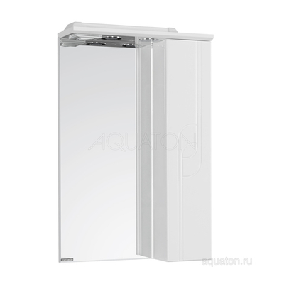 Зеркальный шкаф AQUATON Панда 50 правый белый 1A007402PD01R