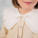 Воротник с рюшами "Молоко"