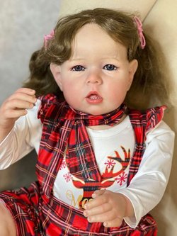 Кукла Реборн мягконабивная 75см в пакете (FA-348)