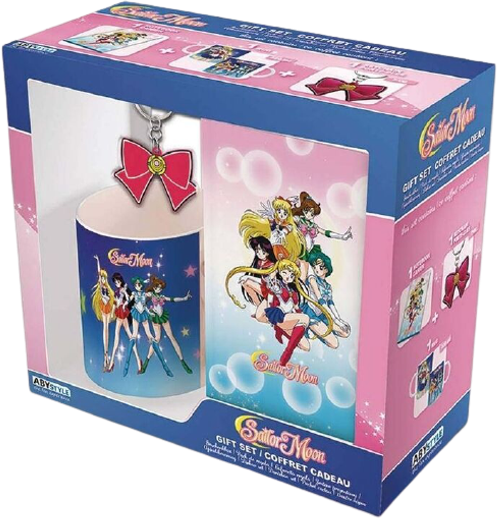 Подарочный набор Sailor Moon: блокнот, брелок и кружка