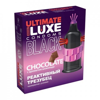 Презерватив LUXE BLACK ULTIMATE Реактивный трезубец (ШОКОЛАД) 1 шт.