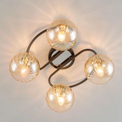 Citilux Эрни CL122145 Люстра потолочная Чёрная