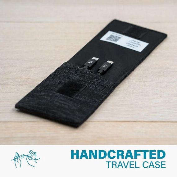 Кабель Nimble PowerKnit Travel Kit 2-Pack 5in USB-C-USB-C Black