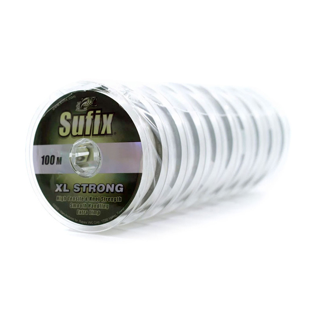 Леска SUFIX XL Strong x10 прозрачная 100 м 0.16 мм 2,2 кг