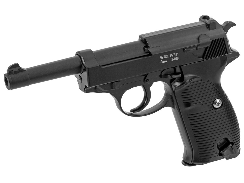 Пистолет пневматический Stalker SA38 Spring (Walther P38), к.6мм (SA-3307138)