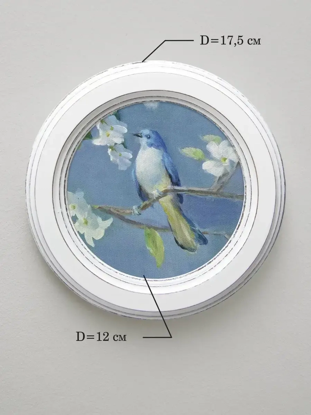 Картины на стену интерьерные на холсте 3 шт. 17.5 см