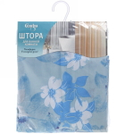 Штора для ванной полиэстер 180*180"Селфи» Виола (с утяжелителем)