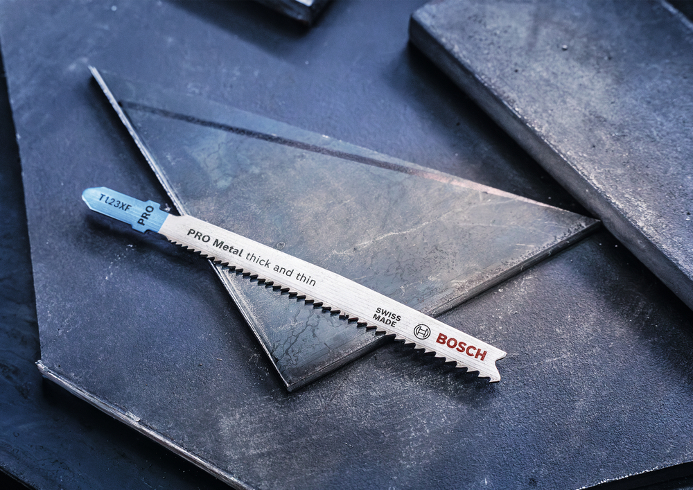 Пилка для лобзика по металлу 100 мм, T123XF BOSCH 2608638473