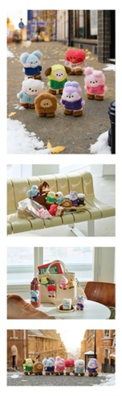 Брелок BT21 - TATA minini DOLL KEYRING BOOTS EDITION