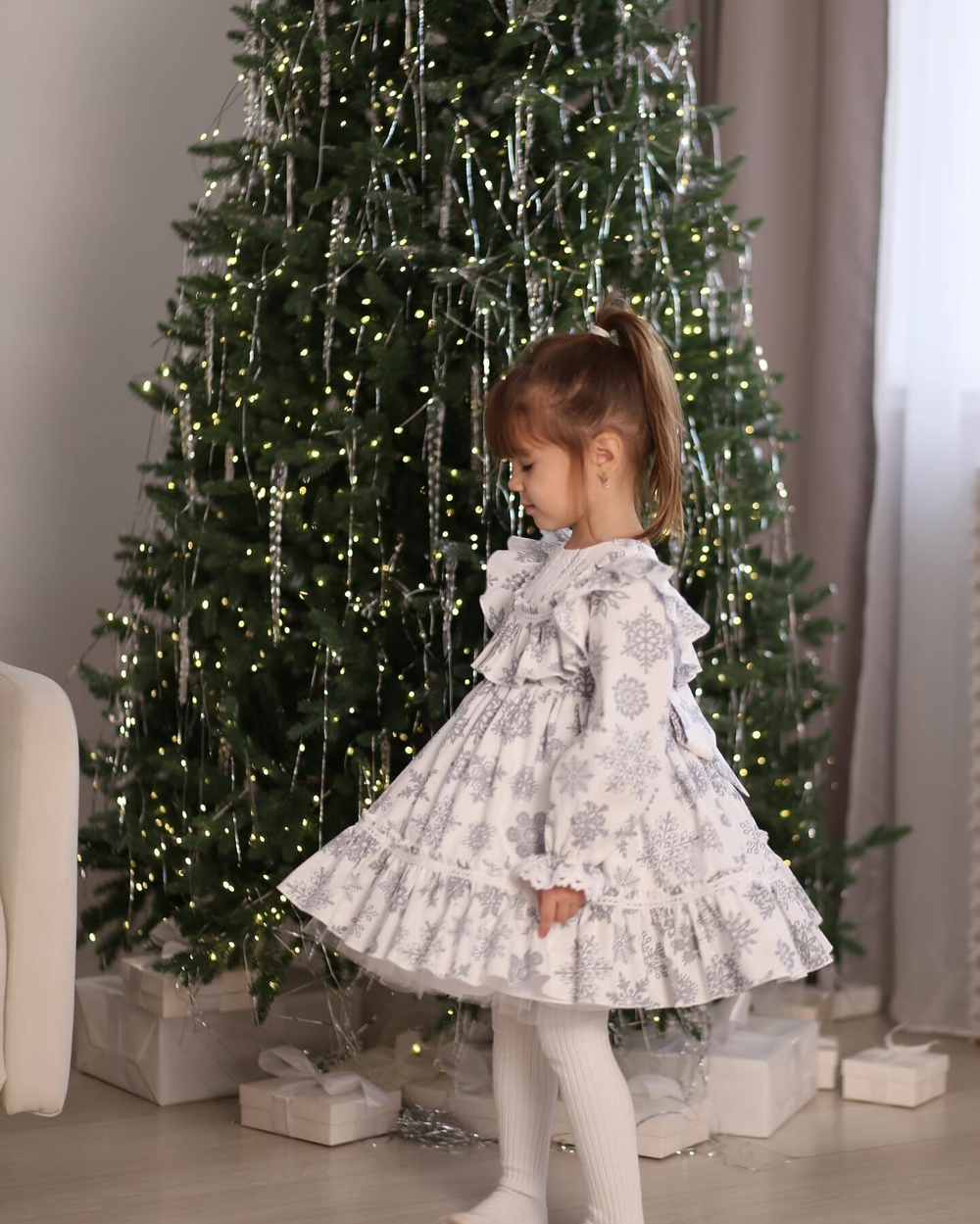 Платье «Флорида» снежинка