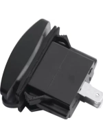 Розетка USB 3,1A переключатель, с крышкой (RIF22-4-1008300)