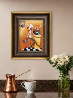 Картина настенная интерьерная в багетной раме 18*21 см