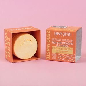 Твердый шампунь Sea buckthorn & citrus восстанавливающий, 50 гр.