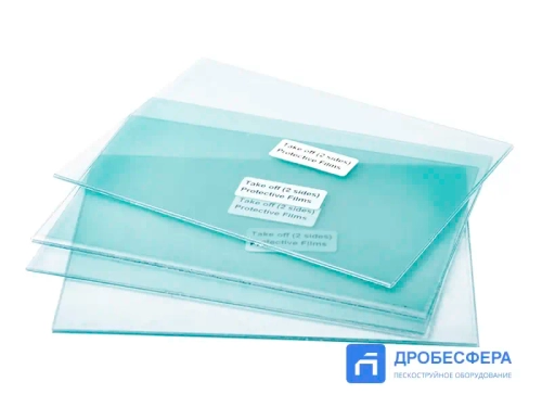 Стекло для шлема 145x105x1 мм Comfort внутреннее пластиковое арт. 10130003