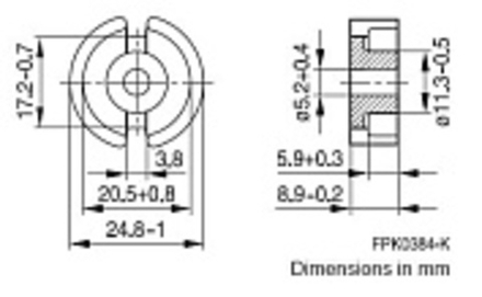 PS 25 x 8.9 N22 Сердечник B65939A0000X022