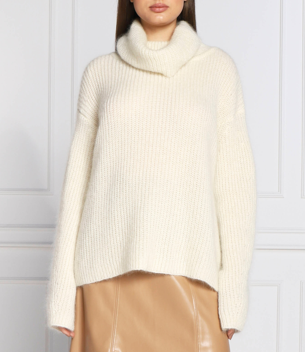 Хлопковый гольф. BOSS BLACK - кремовый(50482641)