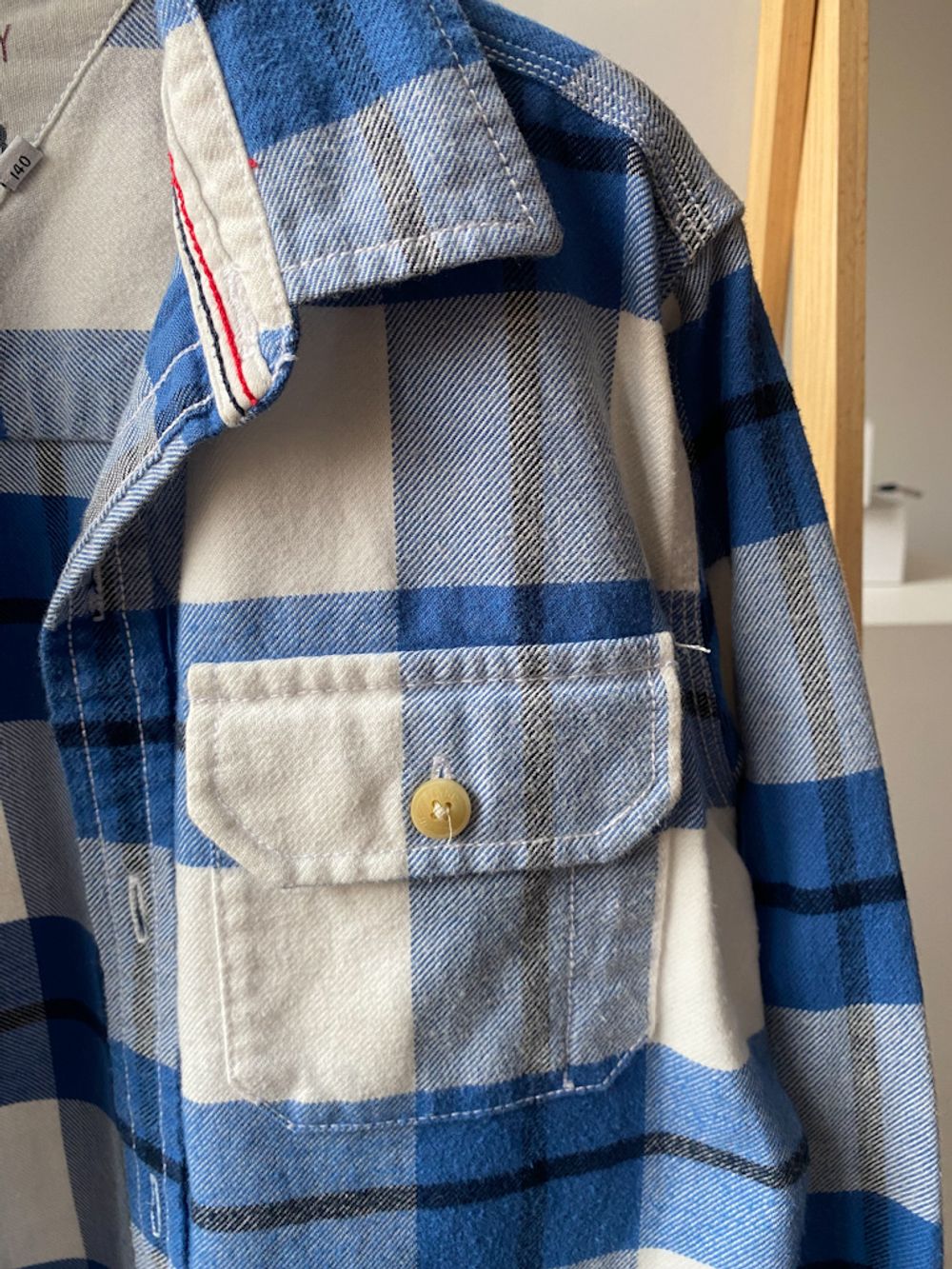 Хлопковая рубашка Tommy Hilfiger, 140