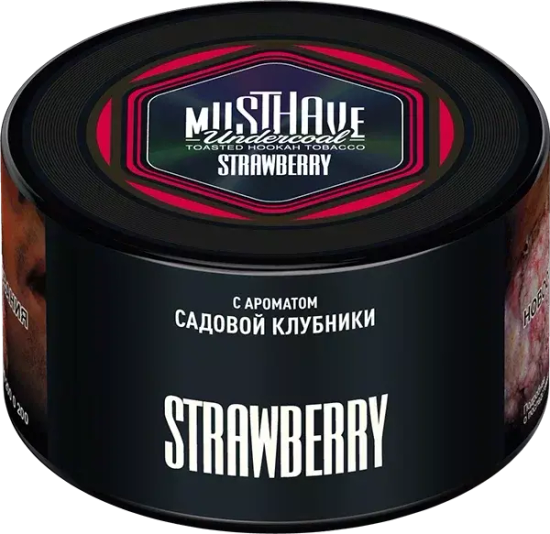 Табак для кальяна Must Have Undercoal 25г Strawberry (Садовая клубника)