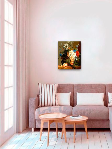Картина по номерам "Роскошные цветы", 30х40 см