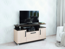Тумба под телевизор 003 С, венге/дуб молочный
