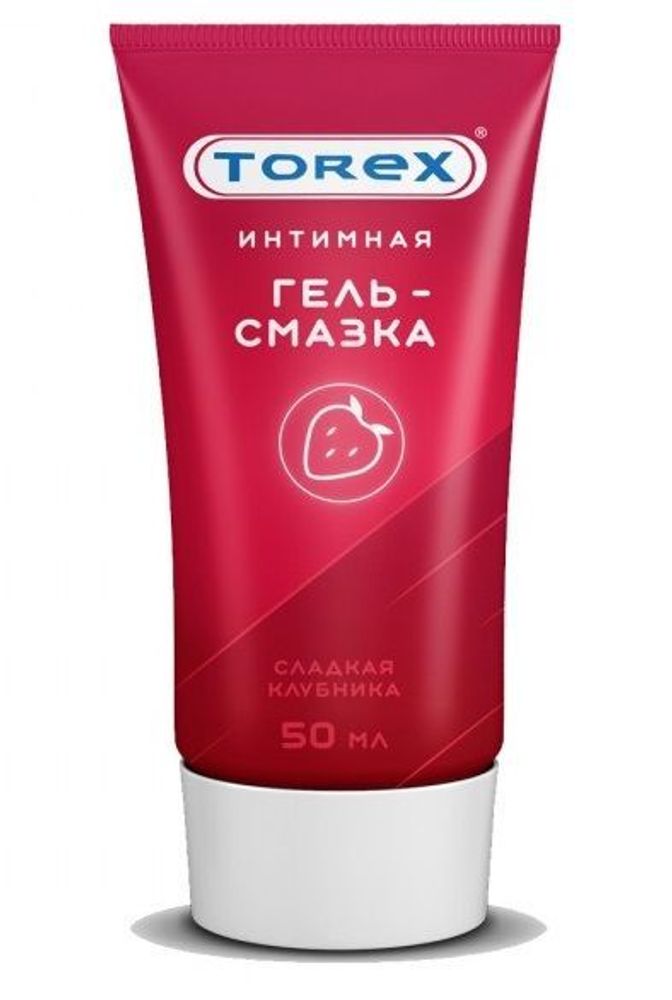 Смазка на водной основе TOREX &quot;Сладкая клубника&quot; - 50 мл.