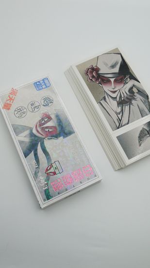 Набор открыток, карточек и наклеек "Китайский фольклор / Yao-Chinese Folktales", 188 предметов