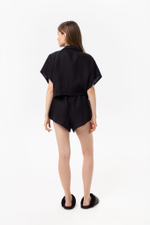Pyjama-style linen set