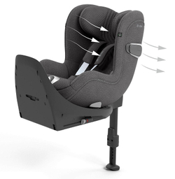 Автокресло Cybex Sirona T i-Size с базой isofix Base T Mirage Grey Plus