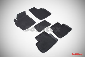 Резиновые коврики в салон Ravon Matiz (2015-2018) "Высокий борт"