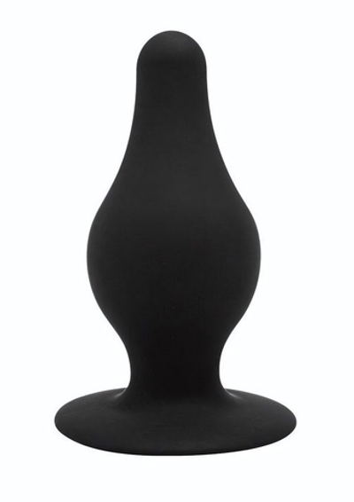 Черная анальная втулка SILEXD Plug Model 2 XS - 6,4 см. (Цвет: черный)