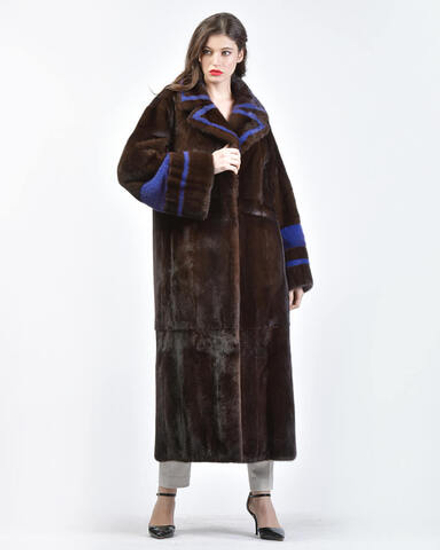 Шуба из меха норки