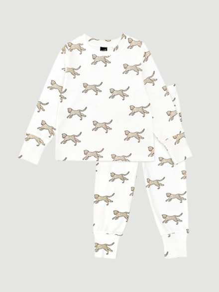 Пижама Mjölk Гепарды, на манжетах
