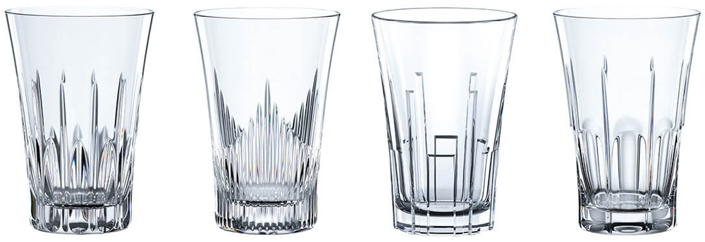 CLASSIX - Набор стаканов 4 шт. для воды высоких 344 мл стекло (set 4 pcs)