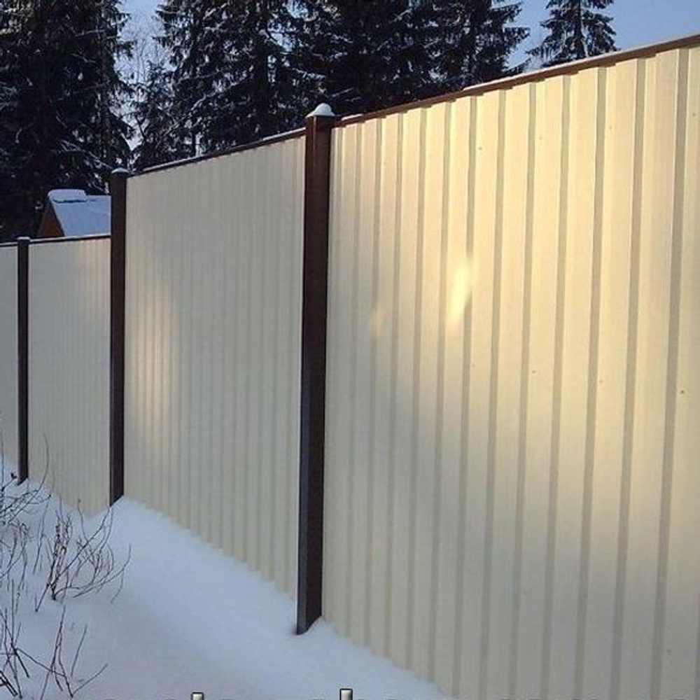 Профлист С-8 Металл 0,45мм RALL1015 Светлая Слоновая кость