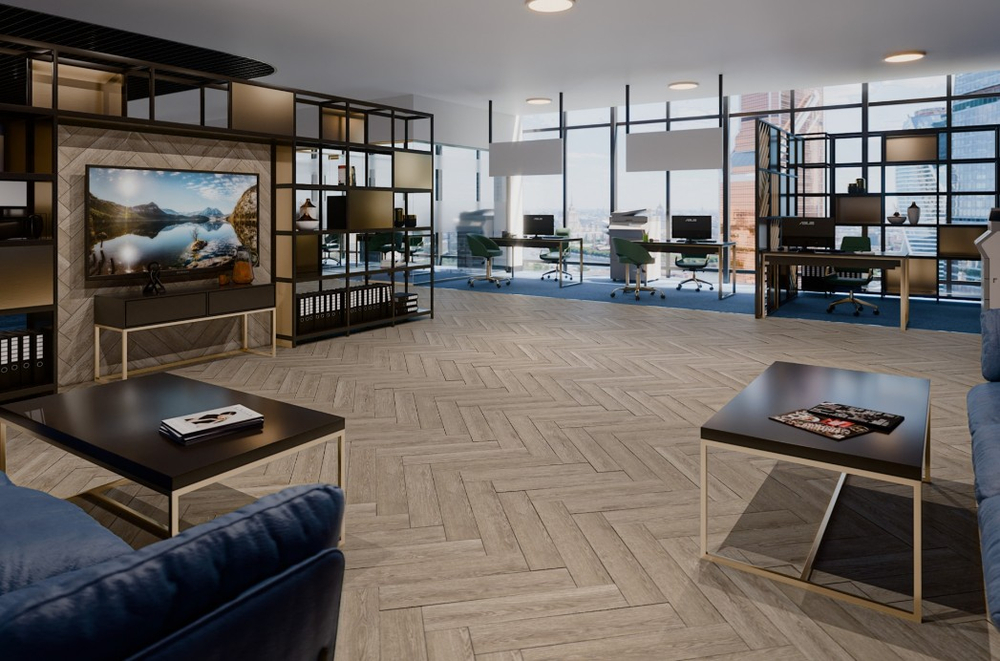 Кварц-винил Клеевой LVT Damy Floor London 2,5 мм Ливерпуль 3.2 м2
