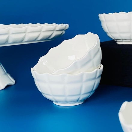 Lenardi 163-062 Набор из 6 салатников 11х6см КОРНЕЛИЯ в под.уп.(х12)Фарфор