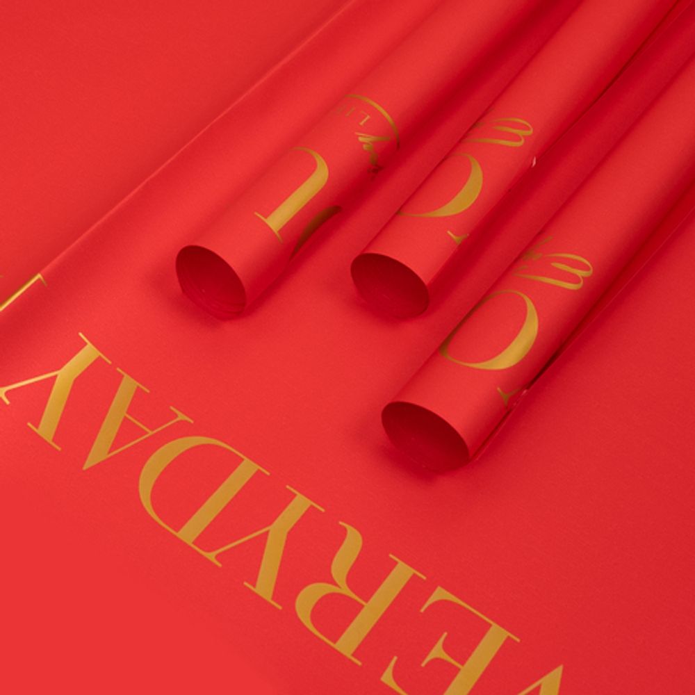 ЛИСТ &quot;Я тебя люблю&quot; 58*58/10шт КРАСНАЯ