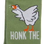 Носки женские «ARTE - Гусь» с рисунком, микс