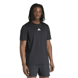 Теннисная футболка Adidas With Graphic For Padel Category - black