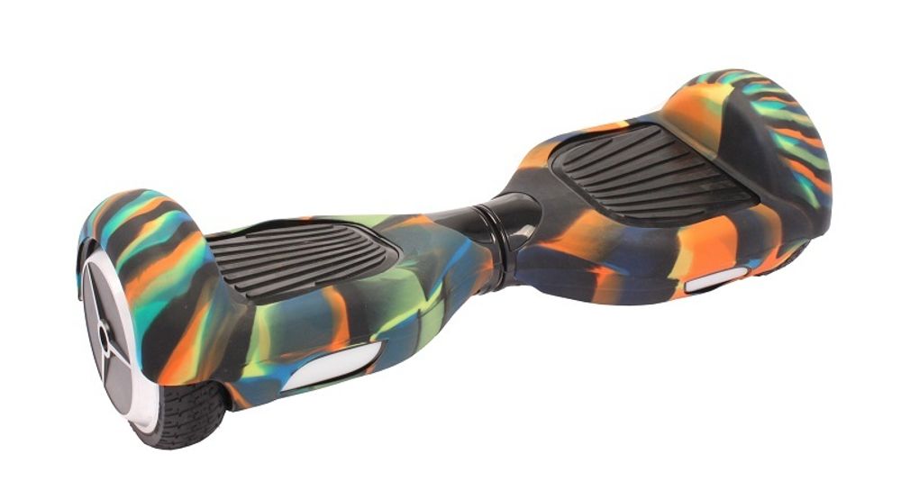 Чехол для доски A3 резиновый, черно-сине-оранжевый