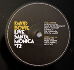 David Bowie / Live Santa Monica '72 (2LP)