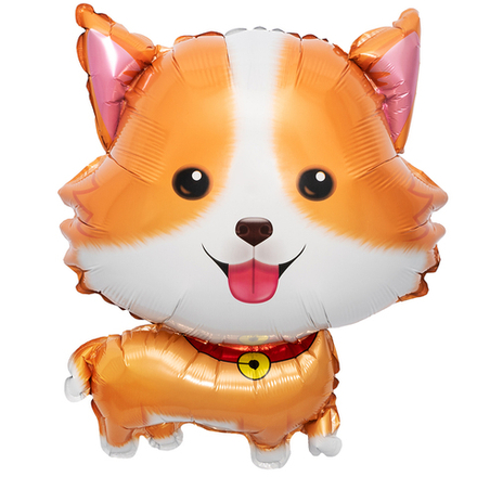 Фольгированный шар-фигура «Щенок Корги», 66 см