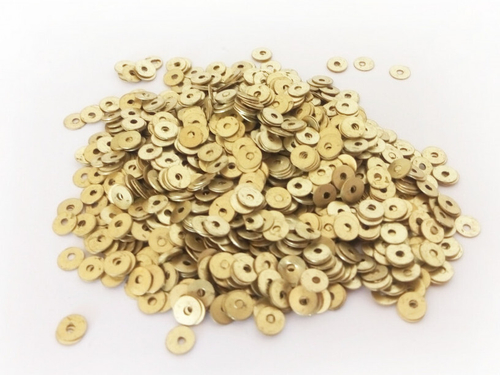 Пайетки металлические д5мм  латунь