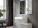 Тумба с раковиной Cezares Premium Plisse 71 Bianco opaco