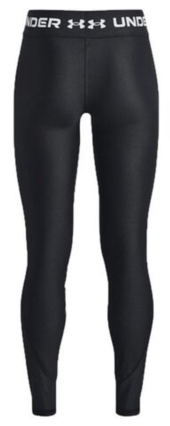 Штаны для девочки теннисные Under Armour Girls' HeatGear Leggings - черный
