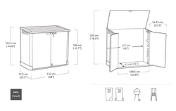 Ящик пластиковый Keter Store It Out Midi 880 л